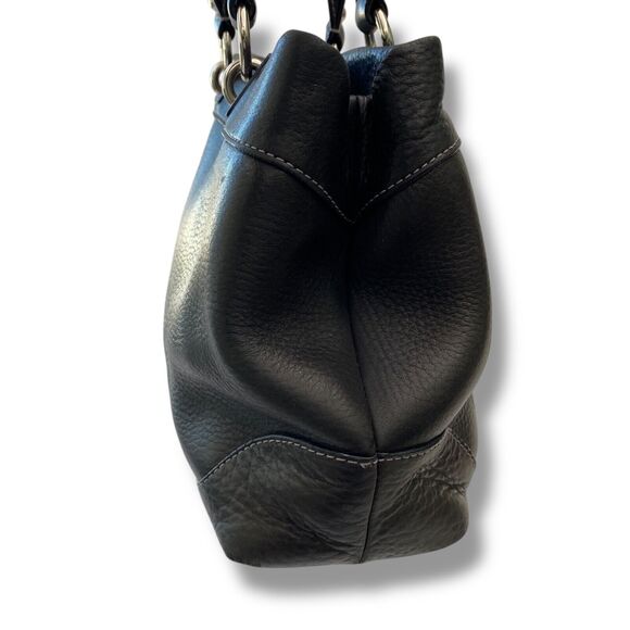 Coach Black Leather Satchel - Picture 6 of 16